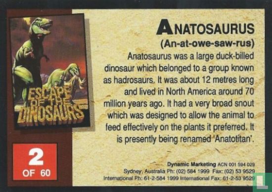 Anatosaurus - Afbeelding 2