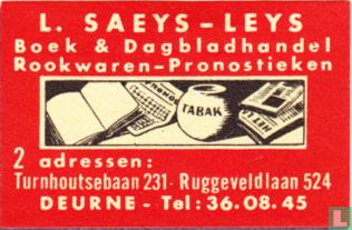 L. Saeys - Leys Boek & Dagbladhandel