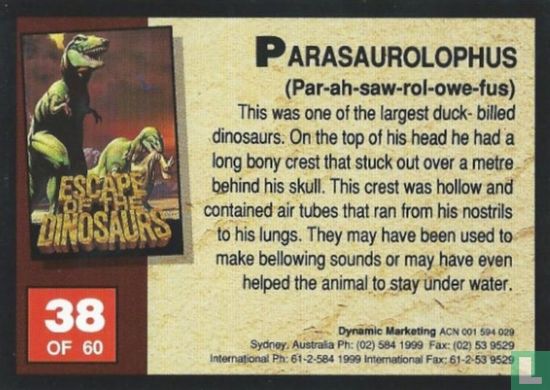 Parasaurolophus - Afbeelding 2