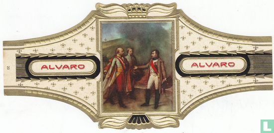 Napoleón encontrando el emperador the Austra después de la batalla de Austerlitz - Image 1