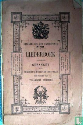 Liederboek behelzende van beroemde Duitsche meesters, met woorden van Vlaamsche dichters - Image 1