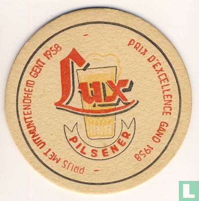 Lux Pilsener - Prix d'Excellence Gand 1958 - Image 1