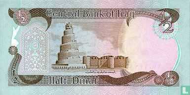 Irak 1/2 Dinars 1980 - Image 2