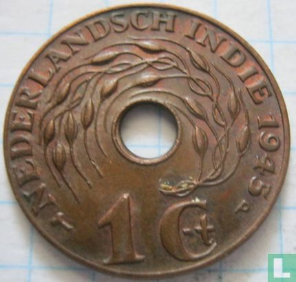 Indes néerlandaises 1 cent 1945 (P) - Image 1