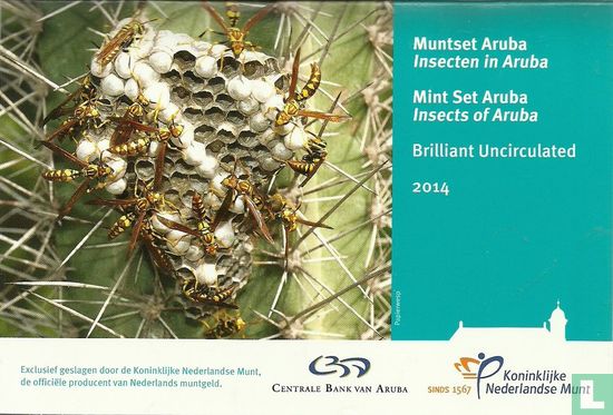 Aruba mint set 2014 "Insects of Aruba" - Image 1