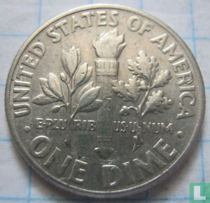 États-Unis 1 dime 1959 (sans lettre) - Image 2