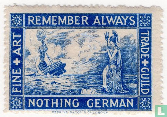 Remember Always Nothing German (blue)