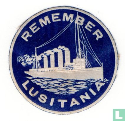 Remember Lusitania (blue)