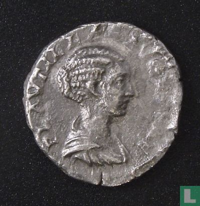 Roman Empire, AR Denarius, 202-205 AD, Plautilla wife of Emperor Caracalla, Rome, 202 AD - Image 1