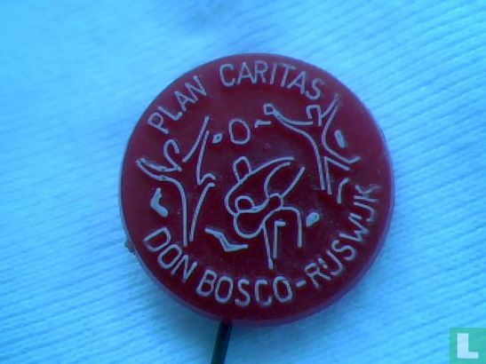 Plan Caritas Don Bosco-Rijswijk [weiß auf rot]