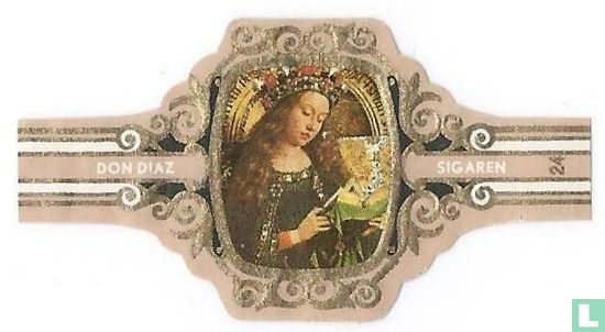 Hubert (?) en Jan van Eyck - Altaarstuk van Het Lam Gods, de Maagd - Afbeelding 1