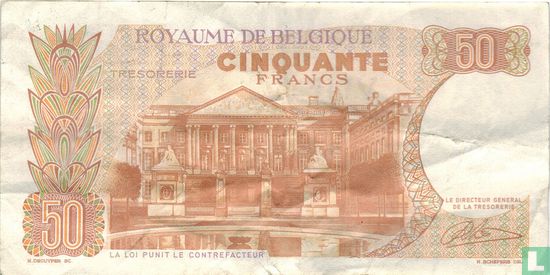 Belgien 50 Franken - Bild 2
