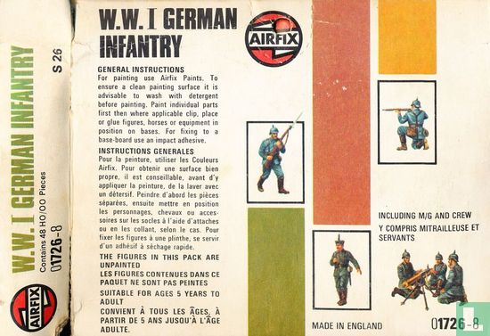 W.W.I Duitse Infanterie - Afbeelding 2