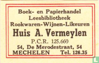 Boek- en papierhandel Huis A. Vermeylen