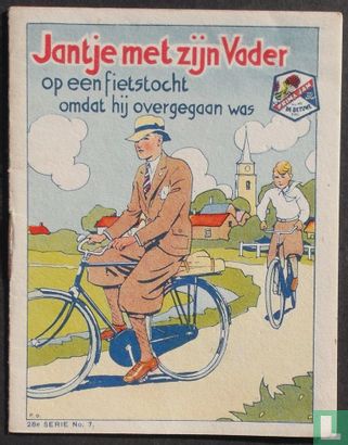 Jantje en zijn vader op een fietstocht omdat hij overgegaan was - Image 1