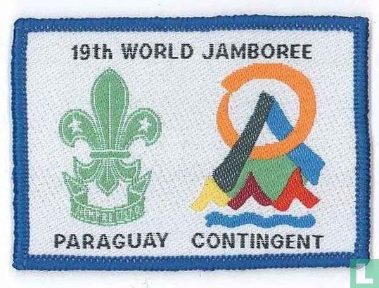Paraguay contingent (fake) - 19th World Jamboree (blue border)