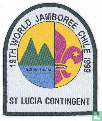 St Lucia contingent (fake) - 19th World Jamboree (black border)