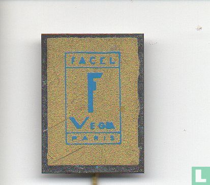 Facel Vega Paris [blauw op goud] - Afbeelding 1