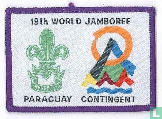 Paraguay contingent (fake) - 19th World Jamboree (purple border)