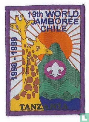 Tanzanian contingent (fake) - 19th World Jamboree (purple border)