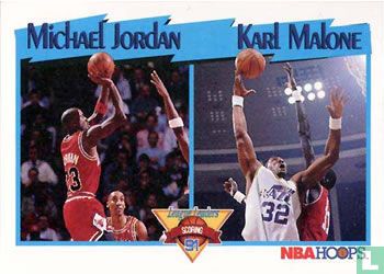 League Leaders Scoring '91 - M.Jordan/K.Malone  - Image 1