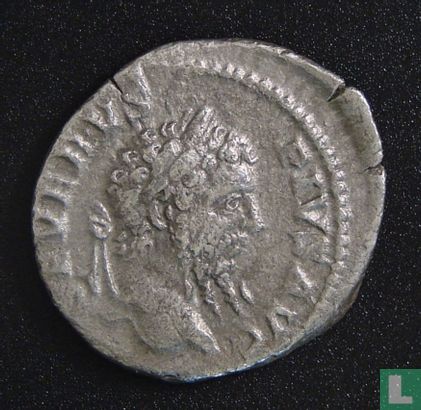 Romeinse Rijk, AR Denarius,193-211AD, Septimius Severus, Rome, 208 AD - Afbeelding 1