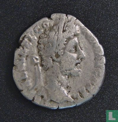 Roman Empire, AR Denarius, 177-192 AD, Commodus, Rome, 192 AD var (rigid) - Image 1