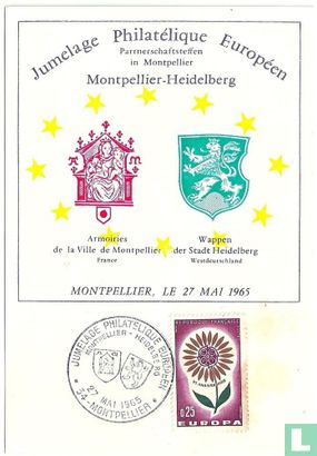 Filatelistisch treffen Montpellier en Heidelberg