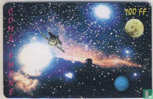 Satellite in Space, Horsehead Nebula - Image 1