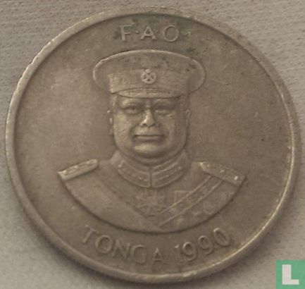 Tonga 10 seniti 1990 "FAO - World Food Day" - Image 1