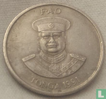 Tonga 10 seniti 1991 "FAO - World Food Day" - Image 1