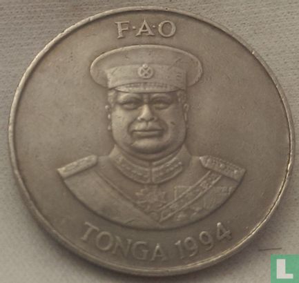 Tonga 20 seniti 1994 "FAO - World Food Day" - Image 1