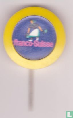 Franco - Suisse boerin [geel/donkerblauw/groen/oranje/rose]