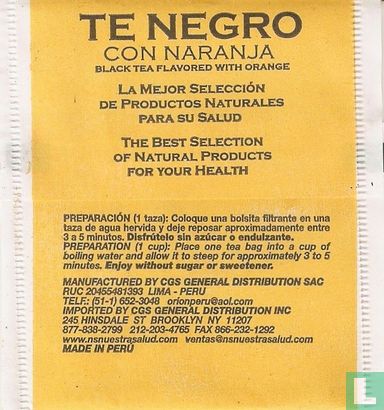 Te Negro con Naranja  - Afbeelding 2