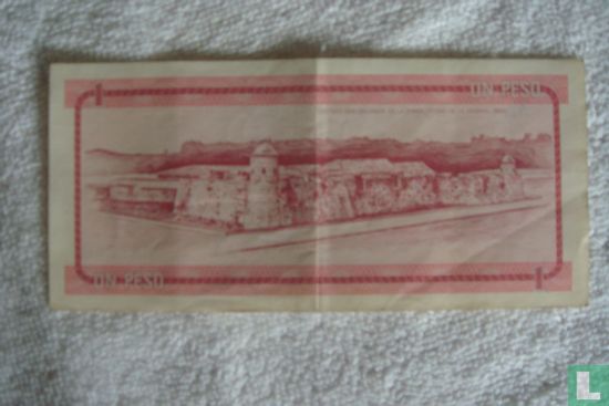 cuba 1 peso 1985 - Afbeelding 3
