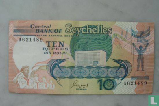 Seychelles en roupies ND (1989) - Image 1