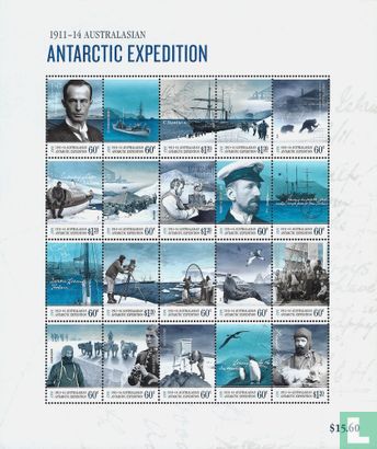 100 Jahre der australisch-asiatischen Südpol-expedition 
