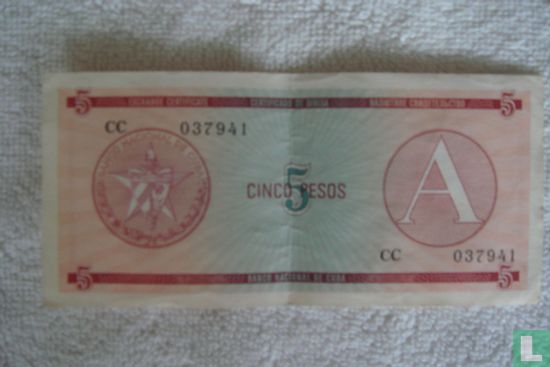 Cuba 5 Pesos - Image 1
