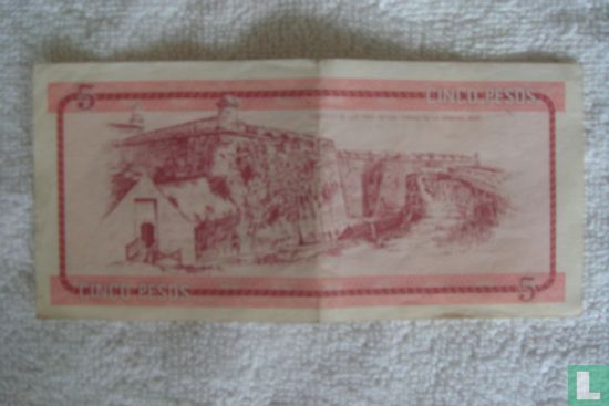 Kuba 5 Pesos - Bild 3