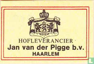 Hofleverancier Jan van der Pigge