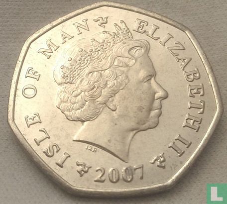 Isle of Man 50 pence 2007 (AB) - Image 1