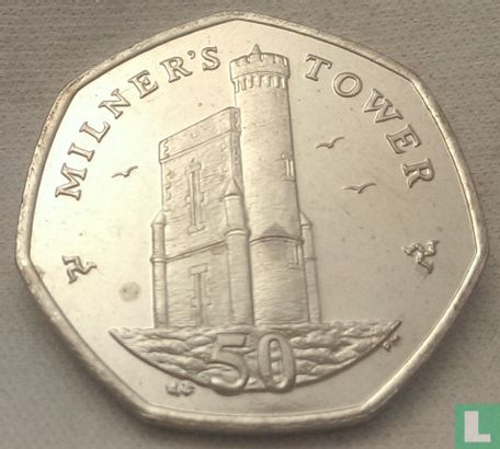 Insel Man 50 Pence 2007 (AB) - Bild 2