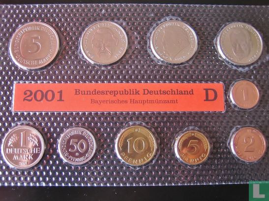 Germany mint set 2001 (D) - Image 1
