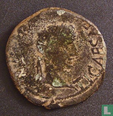Roman Empire, AE As, Tiberius, Turasio, Hispania, 14-37 AD - Image 1