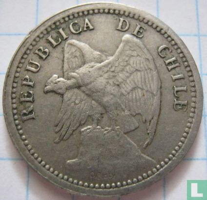 Chile 20 Centavo 1932 (Typ 2) - Bild 2