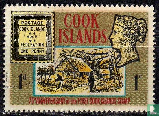 75 Jaar postzegels van de Cook Islands