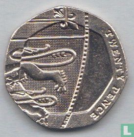 Verenigd Koninkrijk 20 pence 2014 - Afbeelding 2