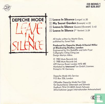 Leave In Silence - Image 2