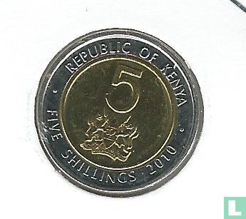 Kenya 5 shillings 2010 - Image 1