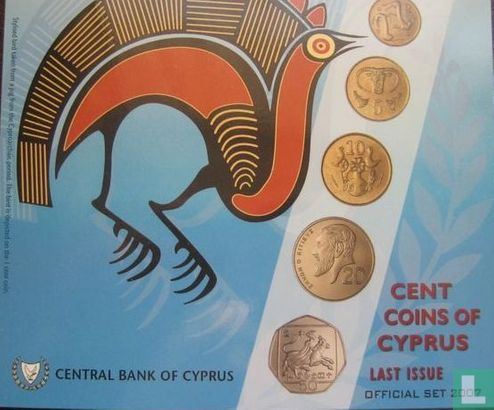 Cyprus mint set 2007 "Last coins 2004" - Image 1